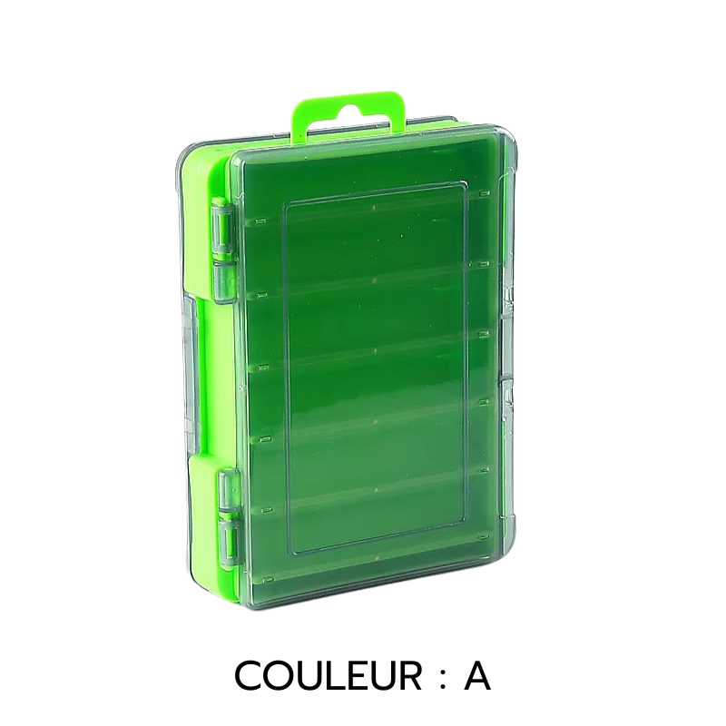Boîte de rangement leurres et accessoires - 12 compartiments