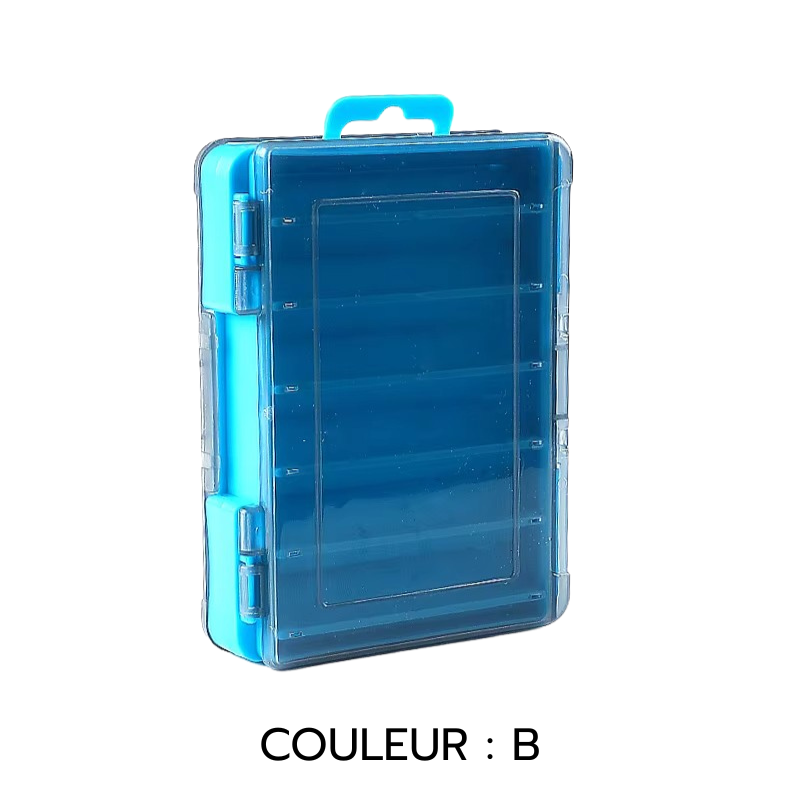 Boîte de rangement leurres et accessoires - 12 compartiments