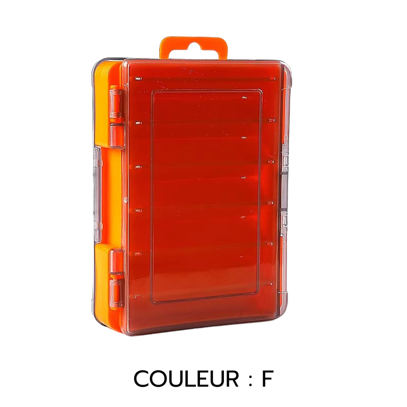 Boîte de rangement leurres et accessoires - 12 compartiments