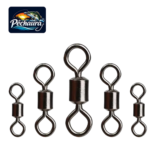 Emerillons barils 14 / 12 / 10 / 8 / 6 / 4 / 2 / 1-0 / 2-0  50 pcs