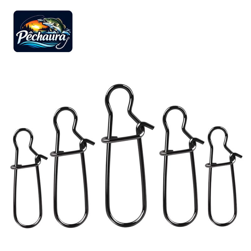 Emerillons clip rapide 0 / 2 / 4 / 6 / 8 ; 11/95kg- 50pcs
