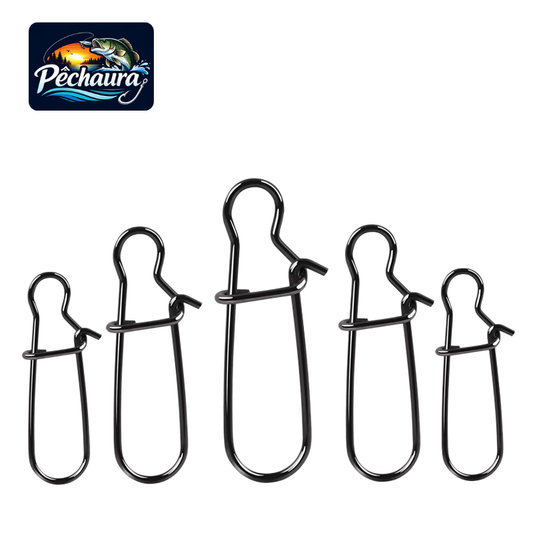 Emerillons clip rapide 0 / 2 / 4 / 6 / 8 ; 11/95kg- 50pcs