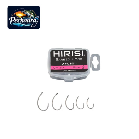 Hameçon avec ardillon et œillet x50 8011