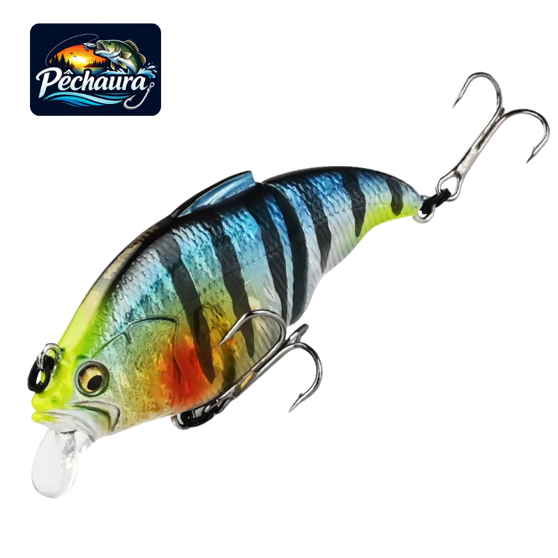 Vibration-X Vatalion leurre dur articulé flottement lent 71 mm / 10g.