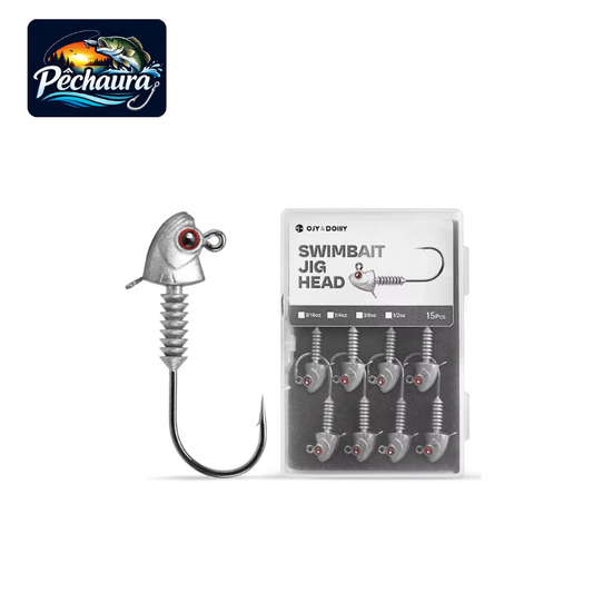 Tête plombée 5g/7g/10g/14g - par 15