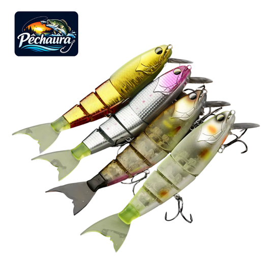 Swim Faleuceny leurre dur articulé flottant 23 cm / 100g.