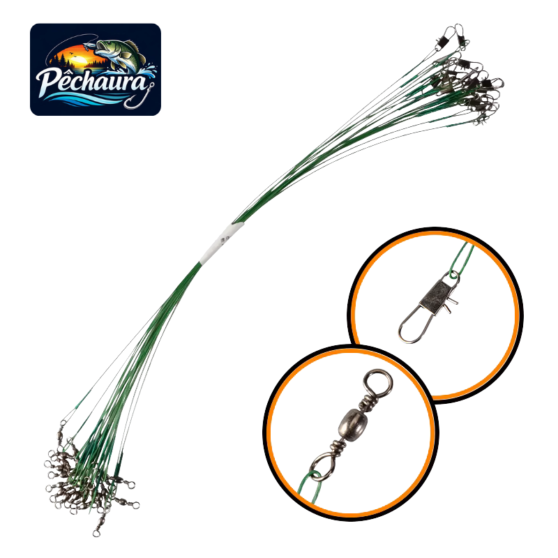 Tresses avec émerillon 12 / 15 / 20 / 25 / 30 cm