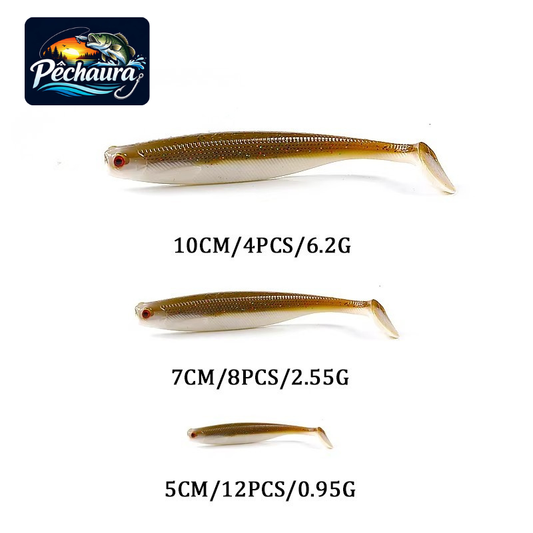 Shad T-Tail 2 -  50 / 70 / 100 mm