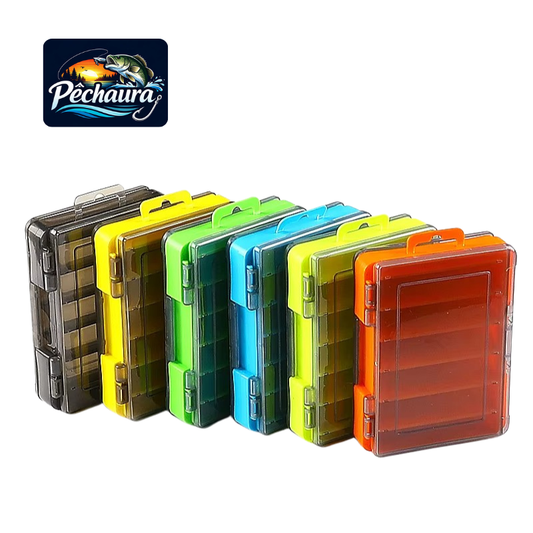 Boîte de rangement leurres et accessoires - 12 compartiments