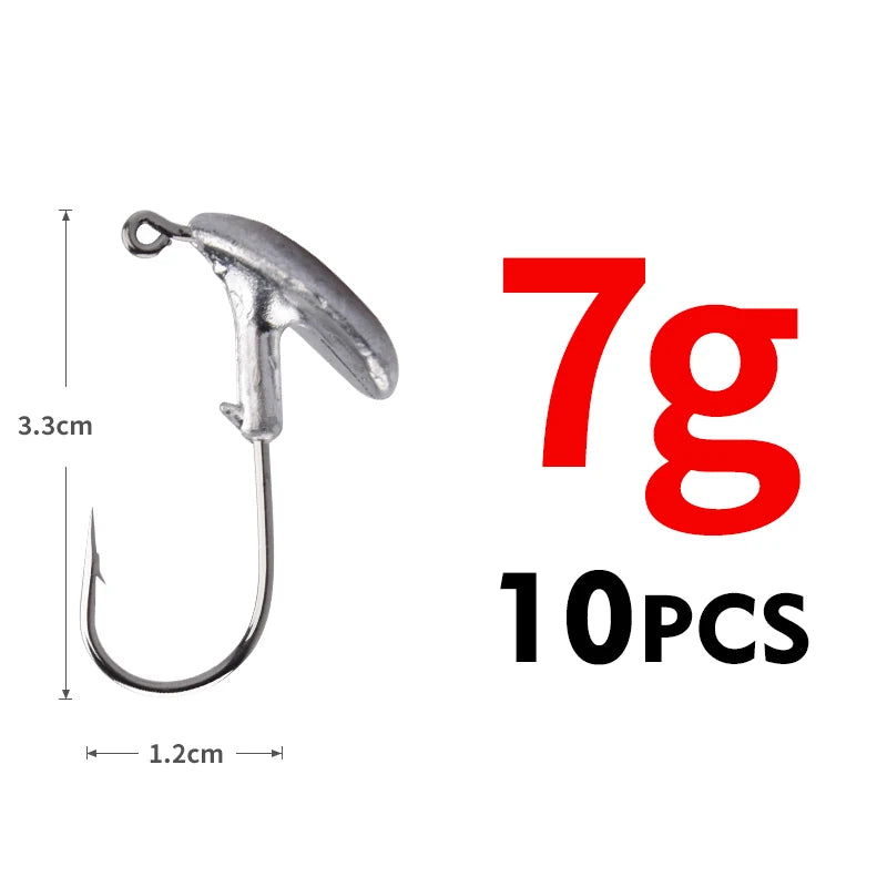 Tête plombée sabot 3.5g à 14g par 10