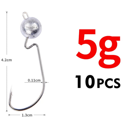 Tête plombée Texan de 3.5g à 14g par 10