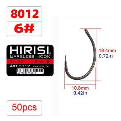 Hameçon sans ardillon avec œillet x50 8012