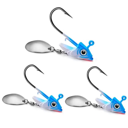 Tête plombée 7.5g/10.5g/15g par 3