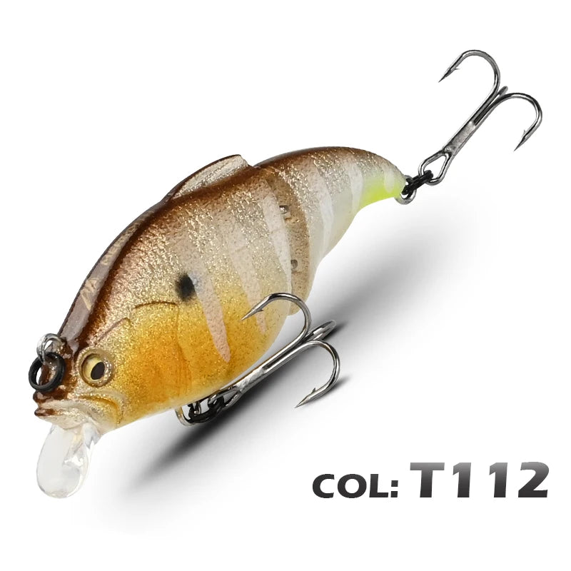 Vibration-X Vatalion V2 leurre dur articulé flottement lent 71 mm / 10g.