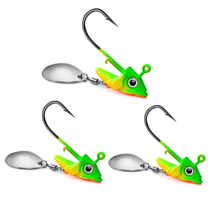 Tête plombée 7.5g/10.5g/15g par 3
