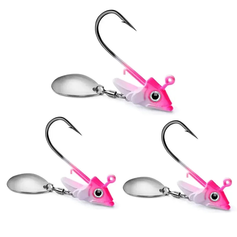 Tête plombée 7.5g/10.5g/15g par 3
