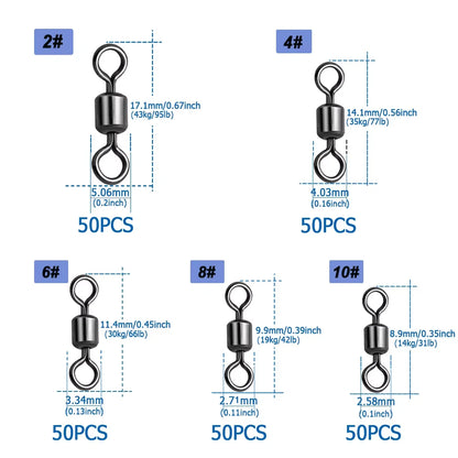 Ensembles émerillons - 2-12 ; 100 / 125 / 250 pcs
