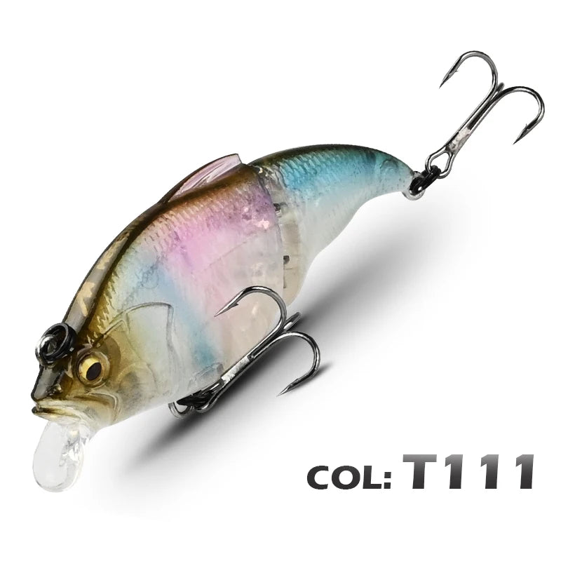 Vibration-X Vatalion V2 leurre dur articulé flottement lent 71 mm / 10g.