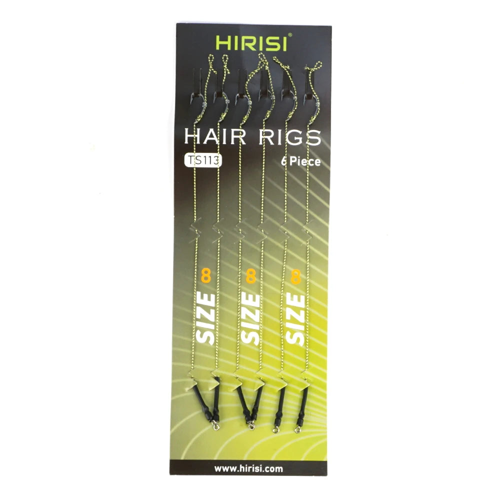 Montage carpe avec cheveux TS113 / paquet de 6