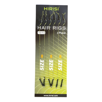Montage carpe avec cheveux TS113 / paquet de 6