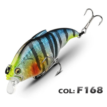 Vibration-X Vatalion leurre dur articulé flottement lent 71 mm / 10g.