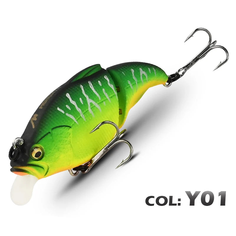 Vibration-X Vatalion V2 leurre dur articulé flottement lent 71 mm / 10g.